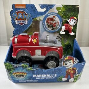 Paw Patrol Jungle Pups Marshall's Elephant Vehicle Toy Truck New In Package